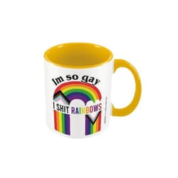 Pyramid International I'm So Gay I Shit Rainbows Mug
