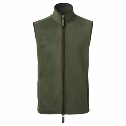 Premier Mens Artisan Fleece Gilet - S, Moss Green/Brown
