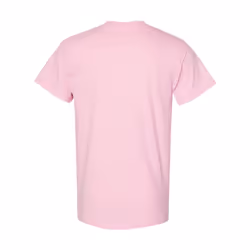 Gildan Mens Heavy Cotton Short Sleeve T-Shirt (Pack Of 5) - S, Light Pink