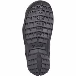 Geox Childrens/Kids J Savage A Leather School Shoes - 11.5 UK Child, Black