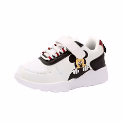 Disney Childrens/Kids Mickey Mouse Trainers - 9 UK Child, White/Black