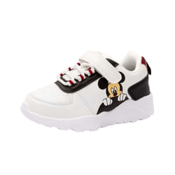 Disney Childrens/Kids Mickey Mouse Trainers - 9 UK Child, White/Black
