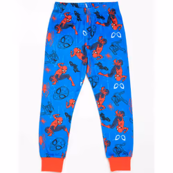 Spider-Man Childrens/Kids Fleece Long Pyjama Set - 2-3 Years, Blue/Red