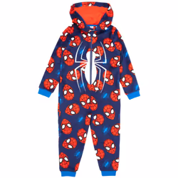 Spider-Man Childrens/Kids Sleepsuit - 9-10 Years, Blue/Red