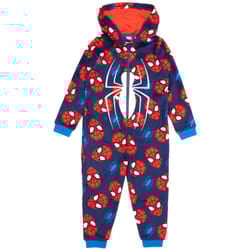 Spider-Man Childrens/Kids Sleepsuit - 9-10 Years, Blue/Red