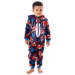 Spider-Man Childrens/Kids Sleepsuit - 9-10 Years, Blue/Red