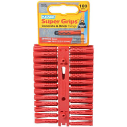 Plasplugs Supergrip Fixings (Pack of 100)