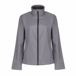 Regatta Professional Womens/Ladies Printable Soft Shell Jacket - 8 UK, Rock Grey/Black
