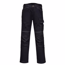 Portwest Mens PW3 Stretch Lightweight Cargo Trousers - 42R, Black