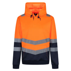 Regatta Mens Overhead High-Vis Hoodie - XL, Orange