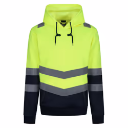 Regatta Mens Overhead High-Vis Hoodie - 3XL, Yellow