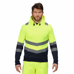Regatta Mens Overhead High-Vis Hoodie - 3XL, Yellow