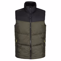 Regatta Mens Regime Insulated Body Warmer - 3XL, Dark Khaki/Black
