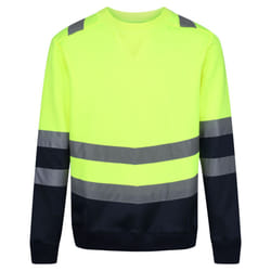 Regatta Mens Pro High-Vis Sweatshirt - 2XL, Neon Yellow