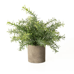 Hill Interiors Rosemary Stone Effect Artificial Plant