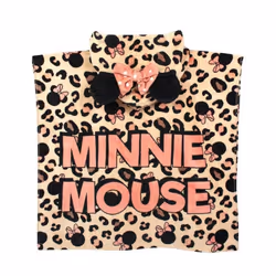 Disney Girls Minnie Mouse Swimsuit And Poncho Set - 18-24 Months, Pink