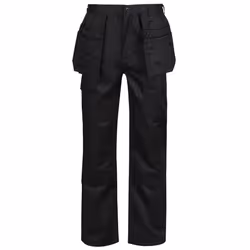 Regatta Mens Cargo Trousers - 32L, Black