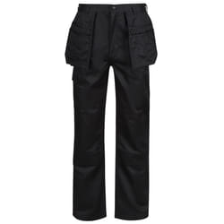 Regatta Mens Cargo Trousers - 32L, Black