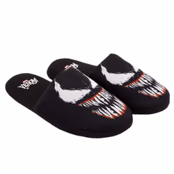 Marvel Mens Venom Slippers - 9 UK-10 UK, Black