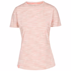 Trespass Womens/Ladies Elkie Stripe DLX Top - L, Pale Blush