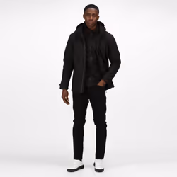 Regatta Mens Erasmus 4 in 1 Soft Shell Jacket - L, Black