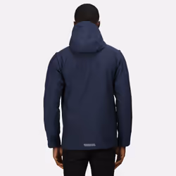 Regatta Mens Erasmus 4 in 1 Soft Shell Jacket - S, Navy