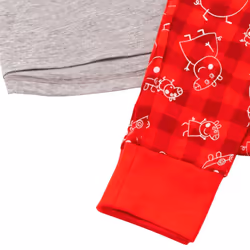 Peppa Pig Boys George Pig Christmas Pyjama Set - 5-6 Years, Red/Grey