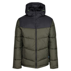 Regatta Mens Regime Insulated Padded Jacket - L, Dark Khaki/Black