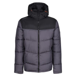 Regatta Mens Regime Insulated Padded Jacket - S, Iron/Black