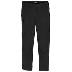 Craghoppers Mens Expert Kiwi Convertible Cargo Trousers - 32L, Black