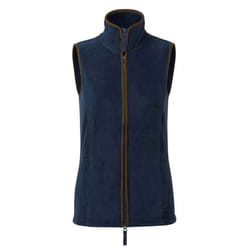 Premier Womens/Ladies Artisan Fleece Gilet - 2XL, Navy/Brown