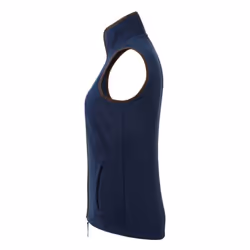 Premier Womens/Ladies Artisan Fleece Gilet - 2XL, Navy/Brown