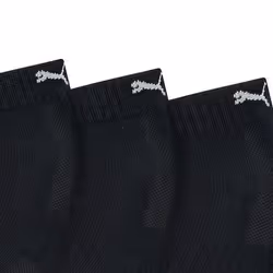 Puma Unisex Adult Cushioned Ankle Socks (Pack of 3) - 2.5 UK-5 UK, Black/White