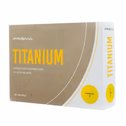 Masters Prisma Titanium Golf Balls (Pack of 12) - One Size, Yellow
