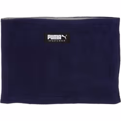 Puma Fleece Reversible Neck Warmer - One Size, Peacoat/Grey Heather