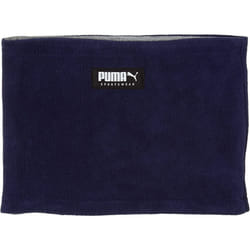 Puma Fleece Reversible Neck Warmer - One Size, Peacoat/Grey Heather