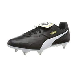 Puma Mens King Top Leather Football Boots - 6.5 UK, Black/White