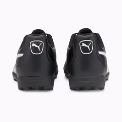 Puma Mens King Hero 21 TT Leather Astro Turf Trainers - 7 UK, Black/White
