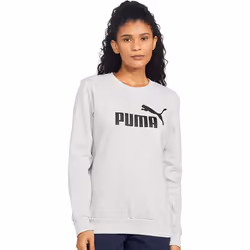 Puma Womens/Ladies ESS Logo Sweatshirt - XS, Light Grey Heather