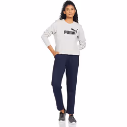 Puma Womens/Ladies ESS Logo Sweatshirt - XS, Light Grey Heather