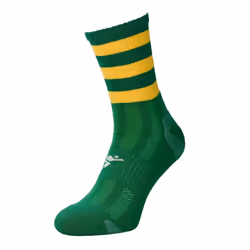 Precision Childrens/Kids Pro Hooped Socks - 8 UK Child-11 UK Child, Green/Gold