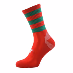 Precision Childrens/Kids Pro Hooped Socks - 8 UK Child-11 UK Child, Red/Green