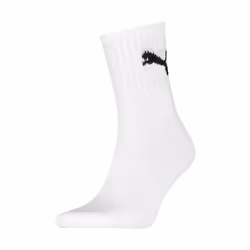 Puma Unisex Adult Lightweight Crew Socks (Pack of 3) - 12 UK-14 UK, White