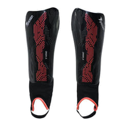 Precision Unisex Adult Origin.0 Shin Guards - S, Black/Red