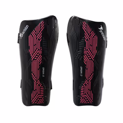 Precision Unisex Adult Origin.0 Strap Shin Guards - XS, Black/Pink