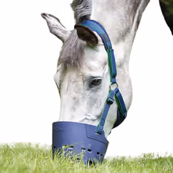 Flexi Horse Grazing Muzzle - Full, Navy