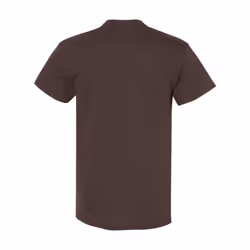Gildan Mens Heavy Cotton Short Sleeve T-Shirt (Pack Of 5) - XL, Dark Chocolate