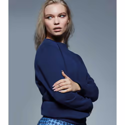 Anthem Unisex Adult Organic Sweatshirt - S, Navy