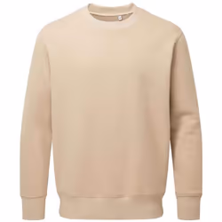 Anthem Unisex Adult Organic Sweatshirt - XS, Desert Sand