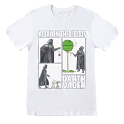 Star Wars Unisex Adult Day In The Life Of Darth Vader T-Shirt